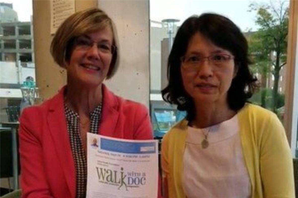 Mayor Norton Welcomes Walk with a Doc
