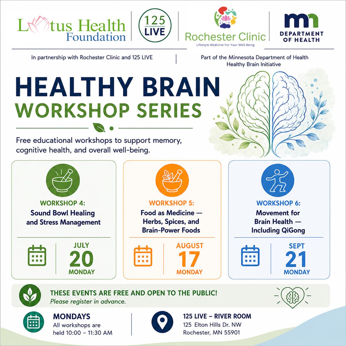 Healthy Brain Workshop Series